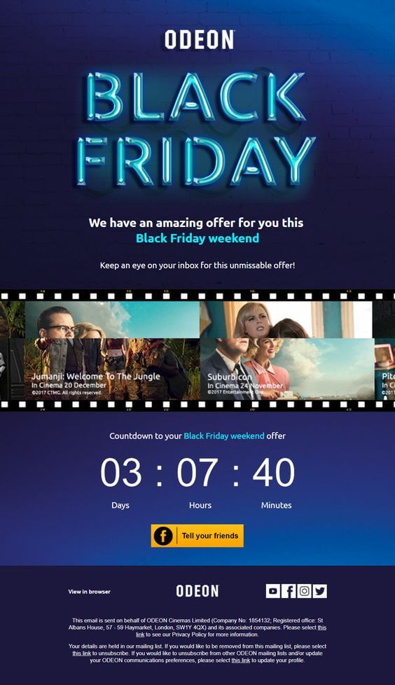 Odeon-pre-teaser-countdown-campaign